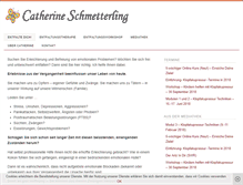 Tablet Screenshot of catherine-schmetterling.de